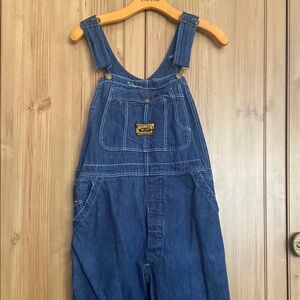 Washington Dee-Cee Vintage Carpenter Dark Blue Overalls 34x30